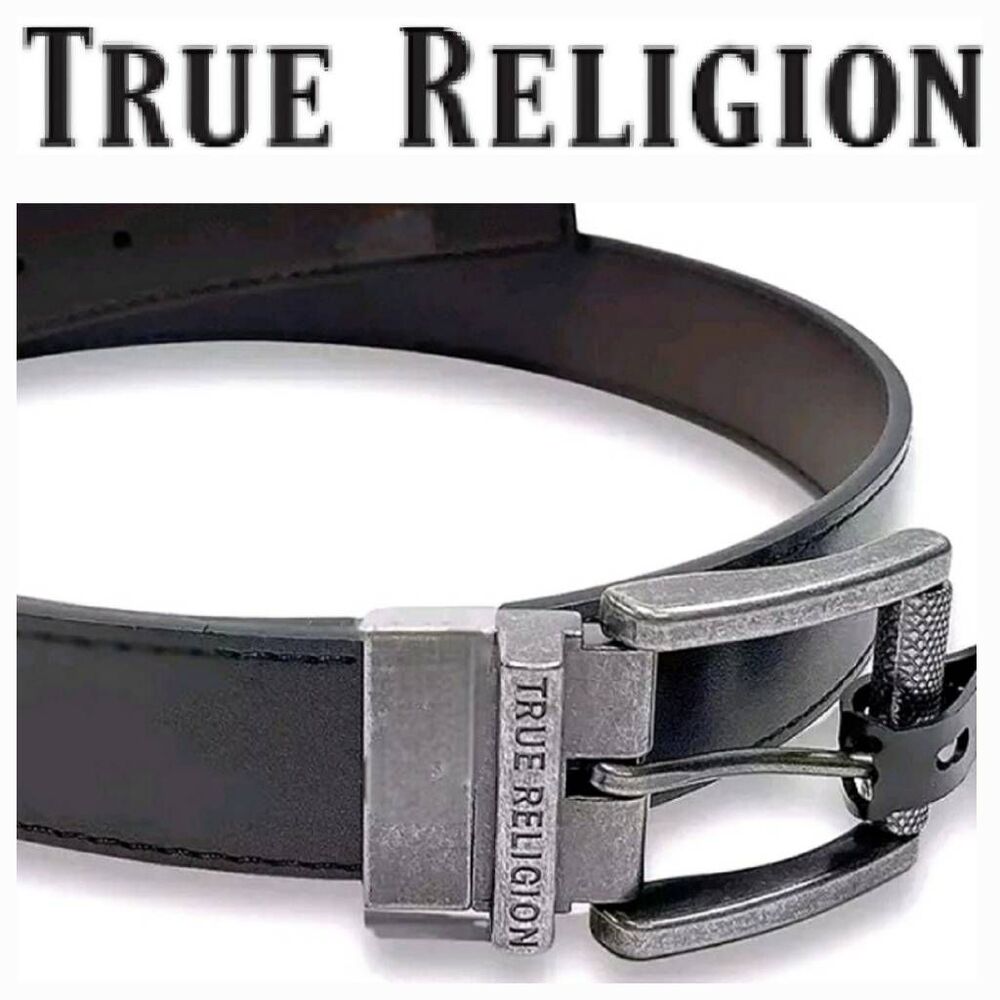 True‎ Religion Zeta Reversible Belt